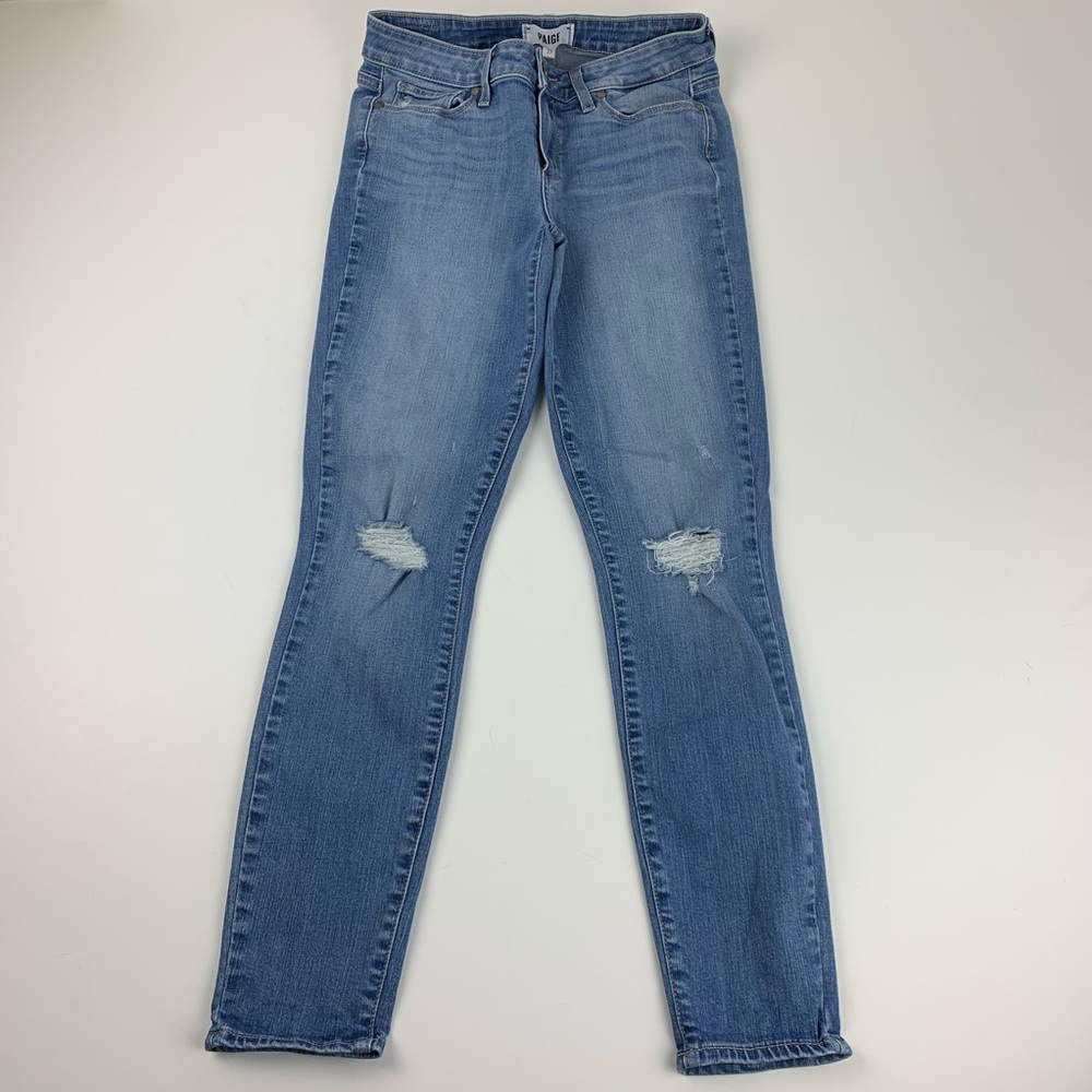 Paige Womens 27 Jeans Verdugo Ankle Distressed